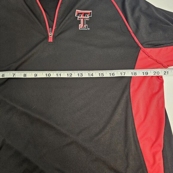 Stadium Athletic Mens Texas Tech 1/4 Zip Pullover Shirt Sz Large Athleisure U426 - Picture 5 of 10